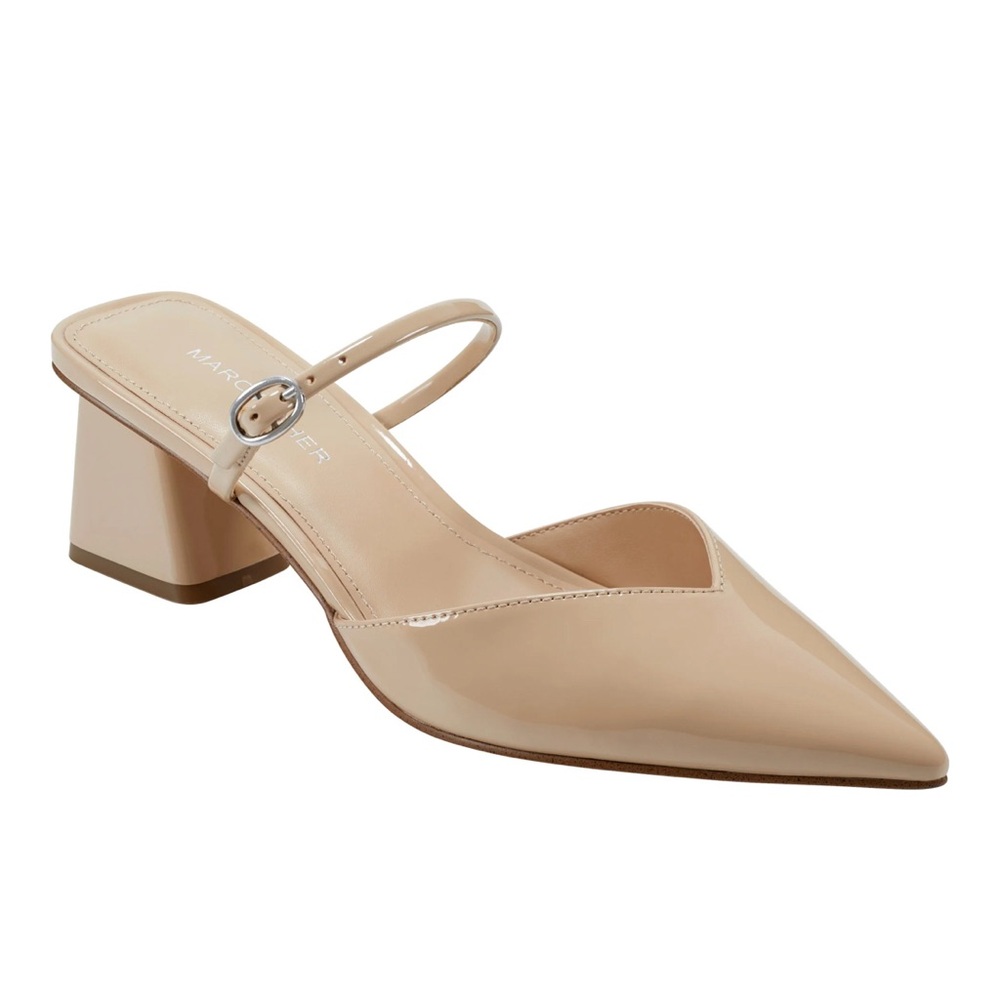 Never Worn Marc Fisher Nude Mules